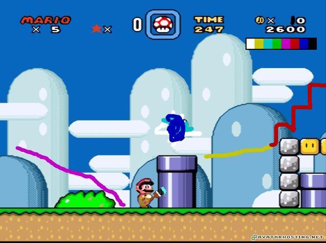 host picture mario painter - jpeg